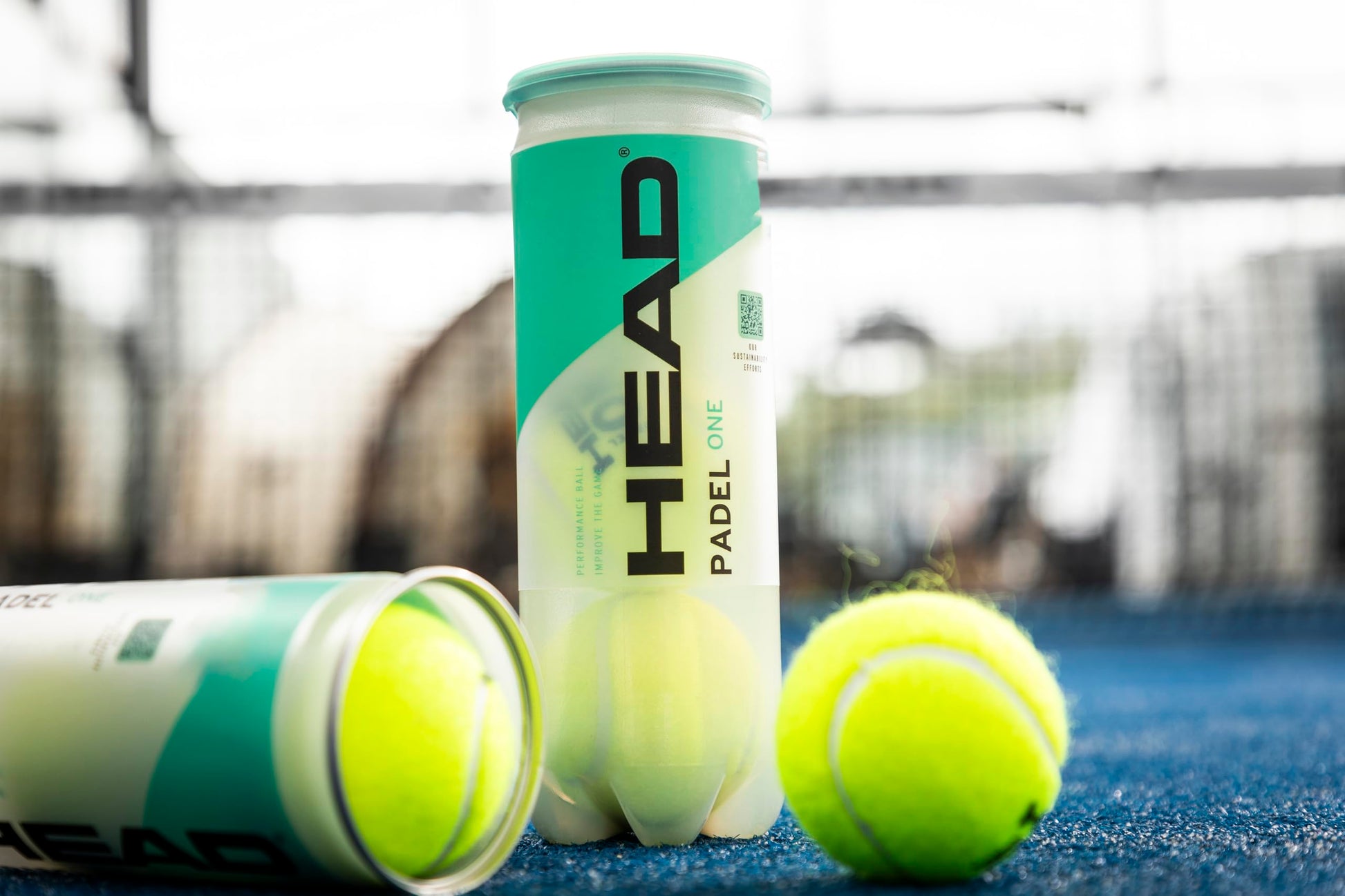 HEAD 2024 Paddle Ball Pack of 3 Yellow - Fast Control