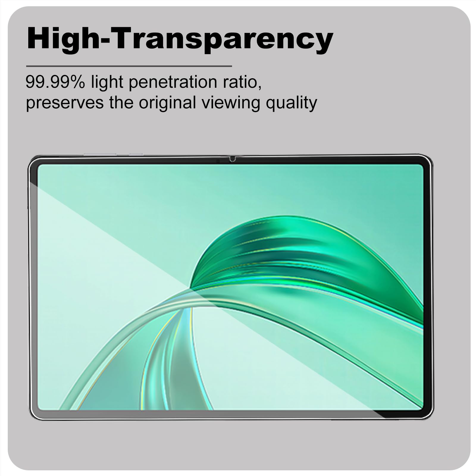 Screen Protector for HONOR Pad X8b/X8a 11 Inch 2 Pack Strong Tempered Glass