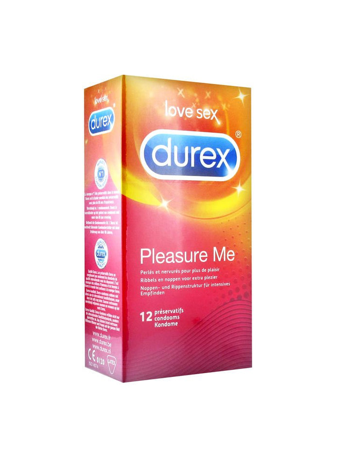 Durex Pleasure Me Ribbed and Dotted Condoms Pack of 12