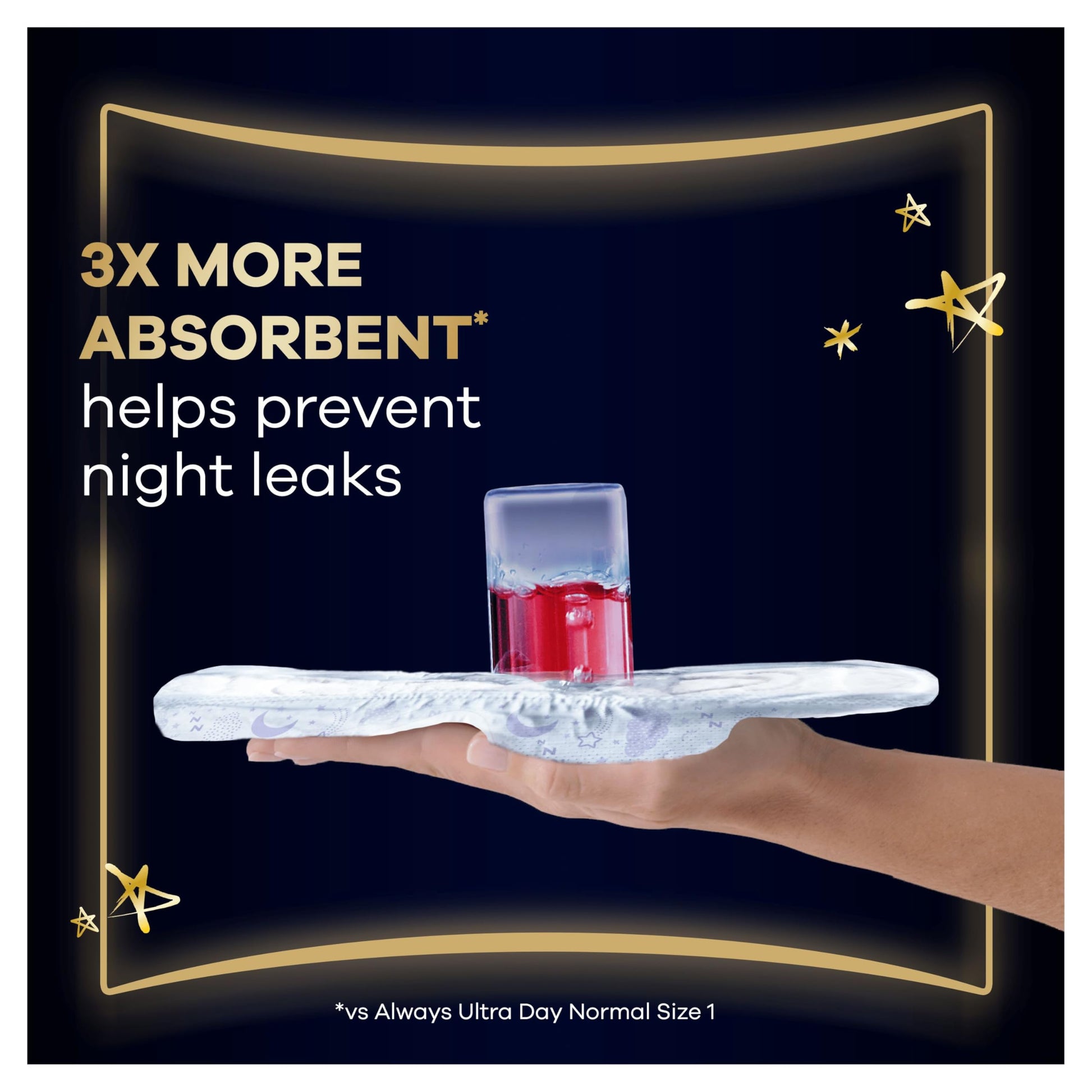 Always Ultra Sanitary Towels Secure Ultimate Night Size 6 Wings 48 Pads