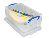 Really Useful Plastic Storage Box 12 Litre Clear with Handles
