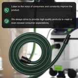Feikeer Dust Extractor Hose 5m, Suitable for Festool Vacuum Suction Dust Extractors