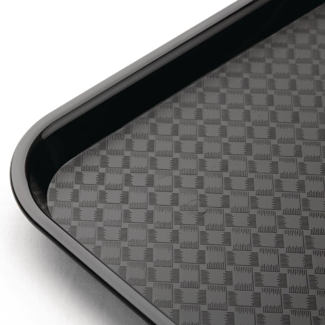 Olympia Kristallon Fast Food Tray in Black 275x353mm Premium Non-Slip