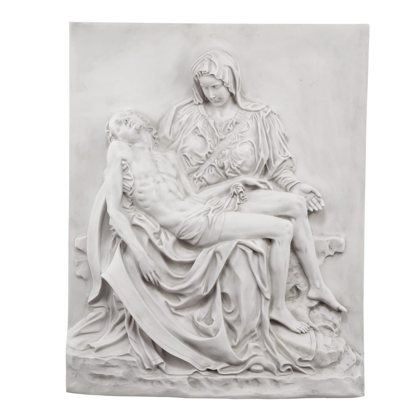 Design Toscano Pieta Sculptural Wall Frieze 26"H x 12"W Antique Stone