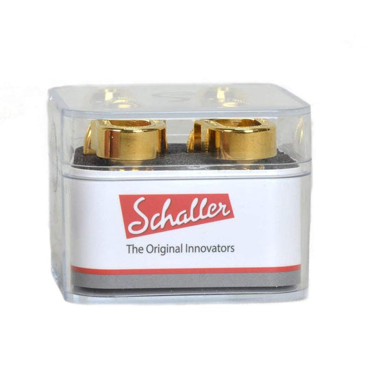 Schaller S Locks Guitar Strap Locks Pair Gold - Security Buttons