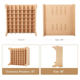 Bucasso Paint Rack Organizer 49 Holes - 10ml/18ml MR HOBBY Storage - Model Tool Storage with MDF Material, Craft Paint Holder Rack