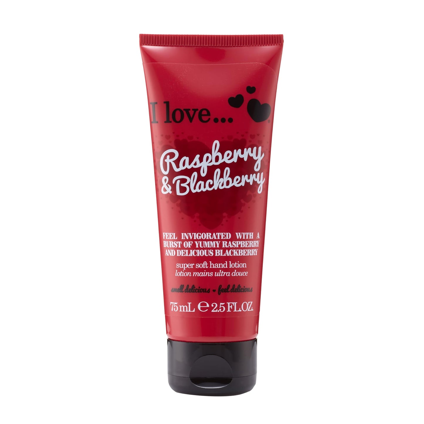 I LOVE Raspberry & Blackberry 4 Pack Bundle Fruity Hand & Body Care Pamper Set