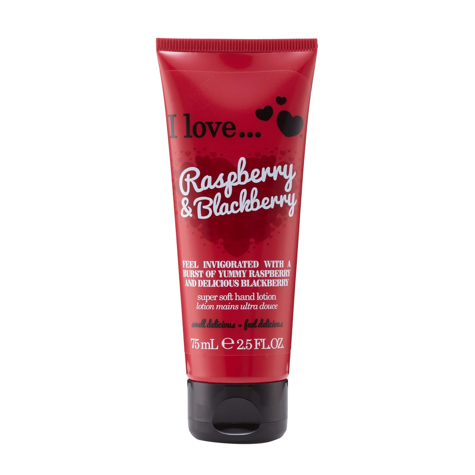 I LOVE Raspberry & Blackberry 4 Pack Bundle Fruity Hand & Body Care Pamper Set