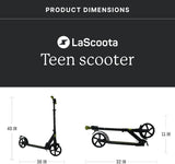 Lascoota Foldable Adult Scooter - Also Great as a Scooter