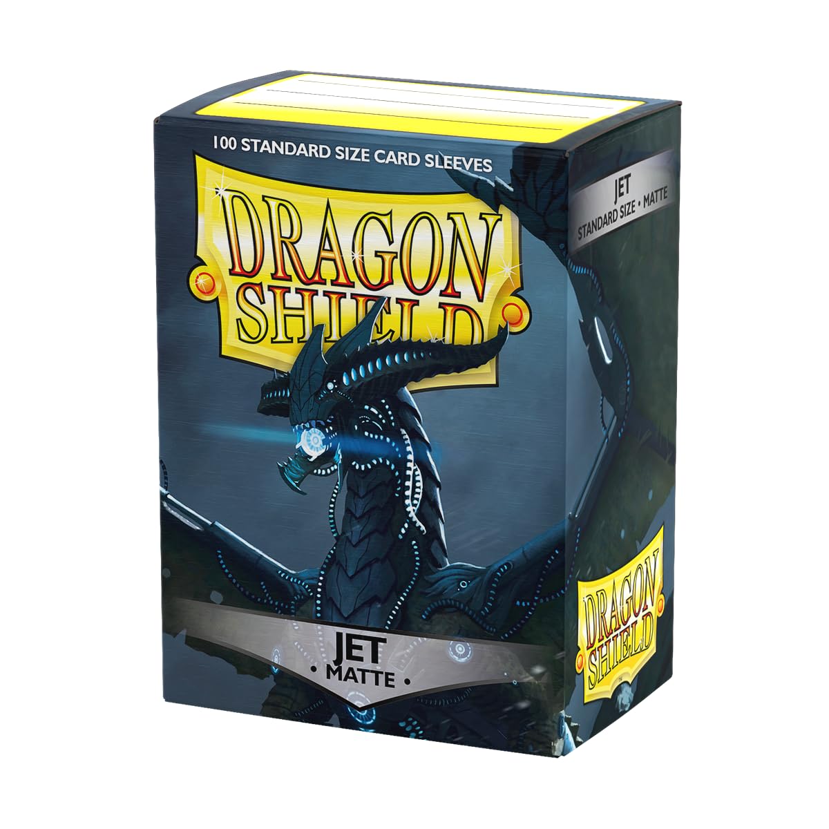 Dragon Shield Matte Jet Black Standard Size Card Sleeves 100pk