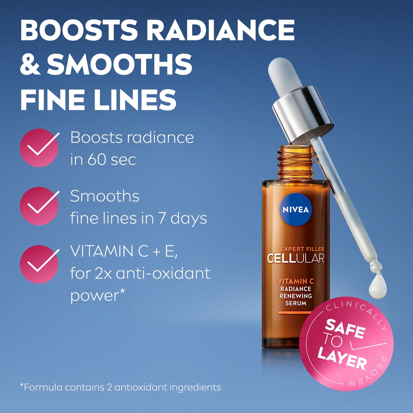NIVEA Cellular Expert Vitamin C Serum 30ml | Anti-Ageing Radiance