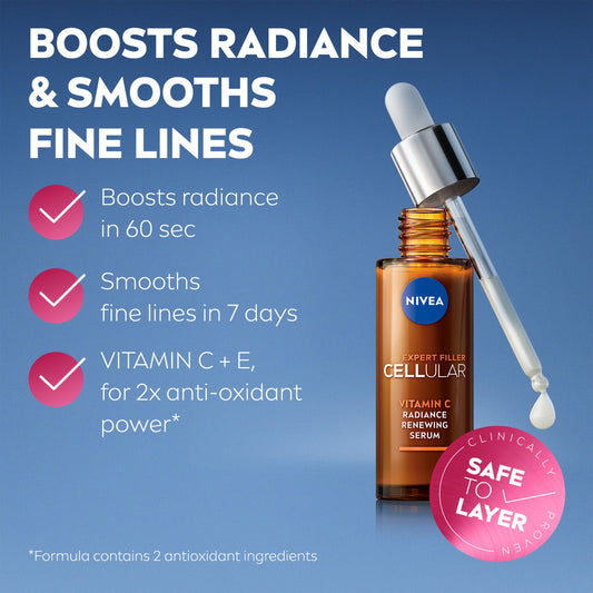 NIVEA Cellular Expert Vitamin C Serum 30ml | Anti-Ageing Radiance