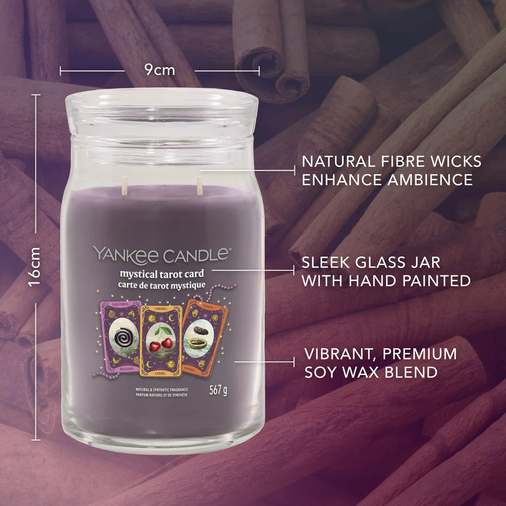 Yankee Candle Signature Large Scented Jar Candle - Mystical Tarot Card Halloween Collection