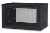 APC NetShelter 6U Wall-Mount Server Rack Steel Enclosure Cabinet in Black