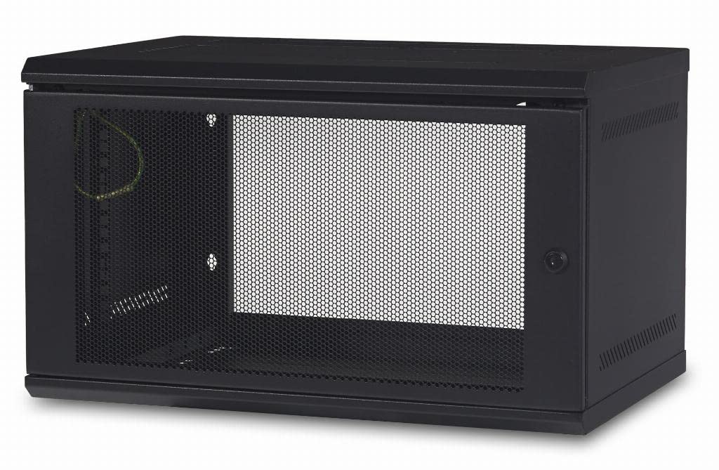 APC NetShelter 6U Wall-Mount Server Rack Steel Enclosure Cabinet in Black