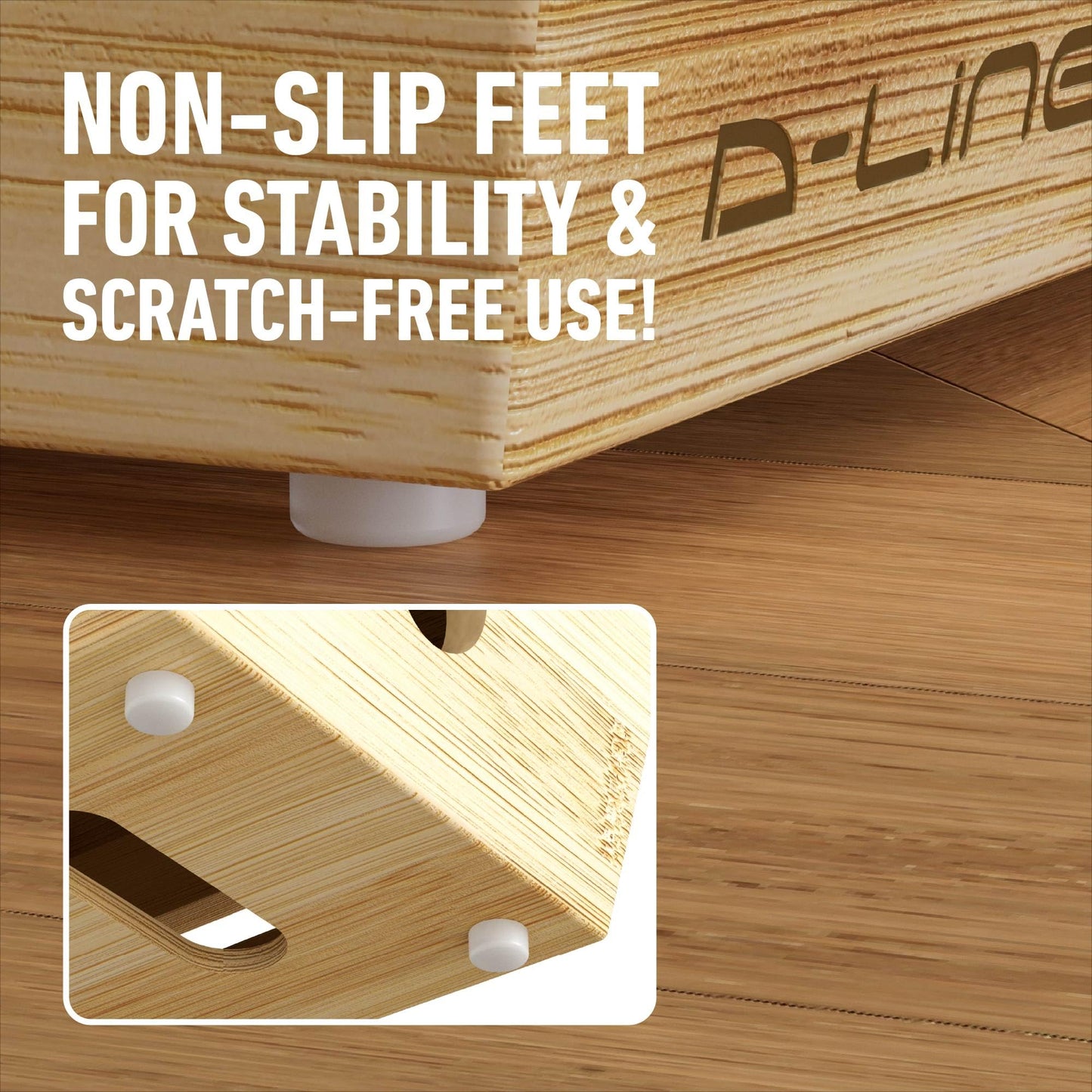 Bamboo Cable Tidy Box - Eco-Friendly Natural Wire Organiser with Lid