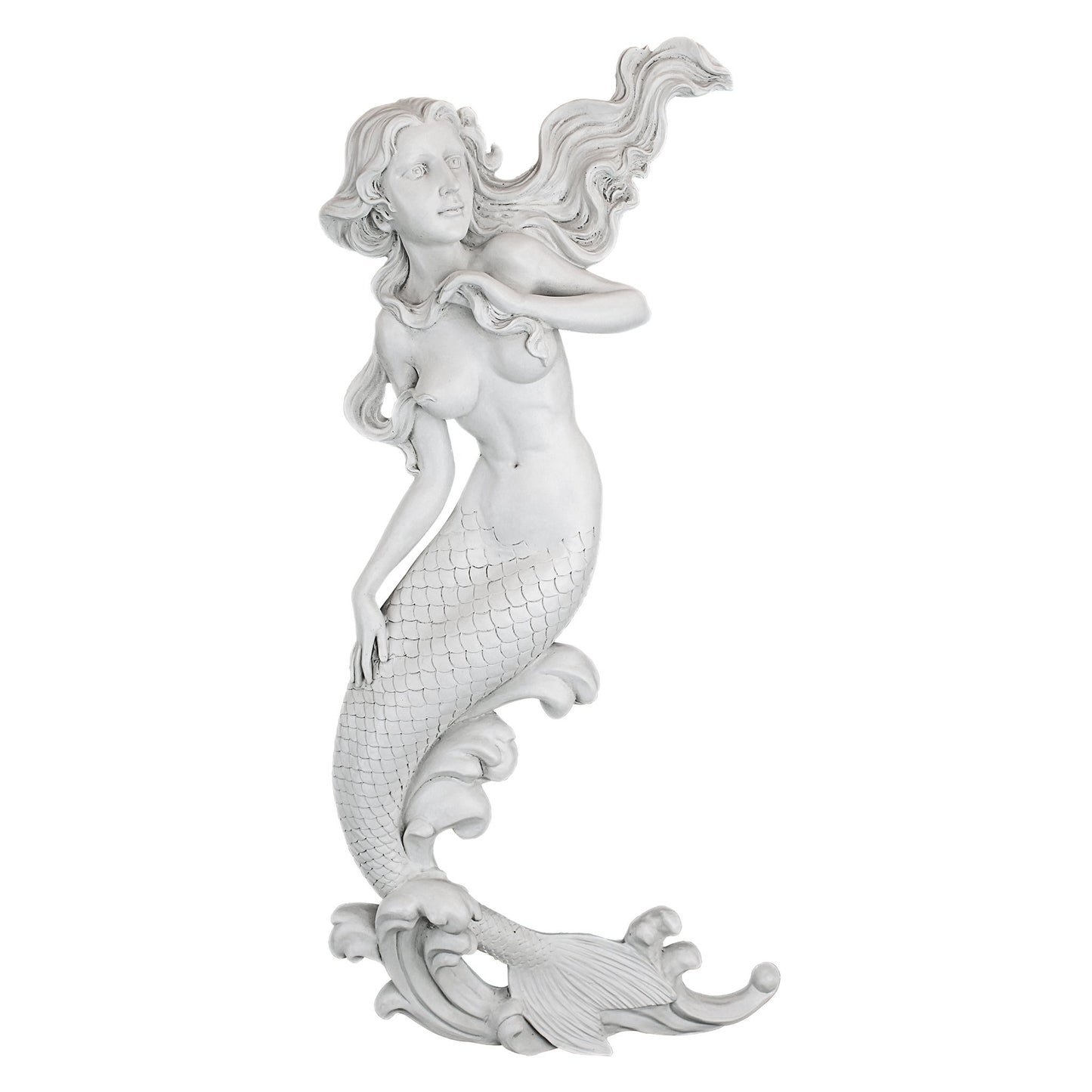 Design Toscano Mermaid of Langelinie Cove Wall Sculpture Antique Stone