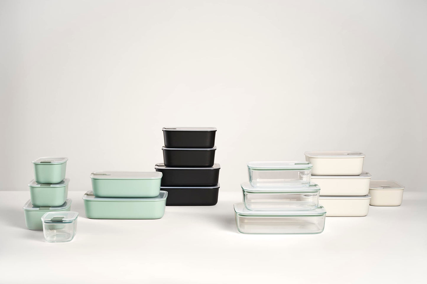 Mepal EasyClip Food Container 1500ml Airtight and Leakproof - Nordic Green Sage