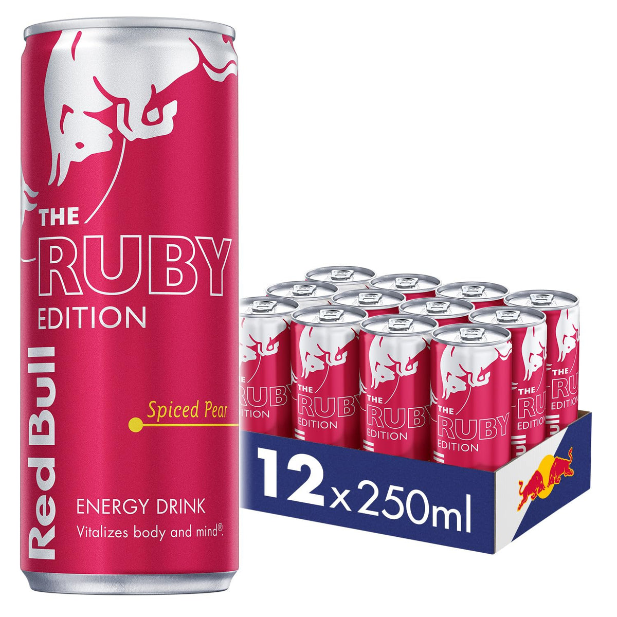 Red Bull Energy Drink Ruby Edition Spiced Pear 250ml x12 Pack