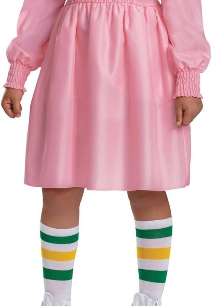 Disguise Eleven Pink Dress Tween Stranger Things Costume M 7-8