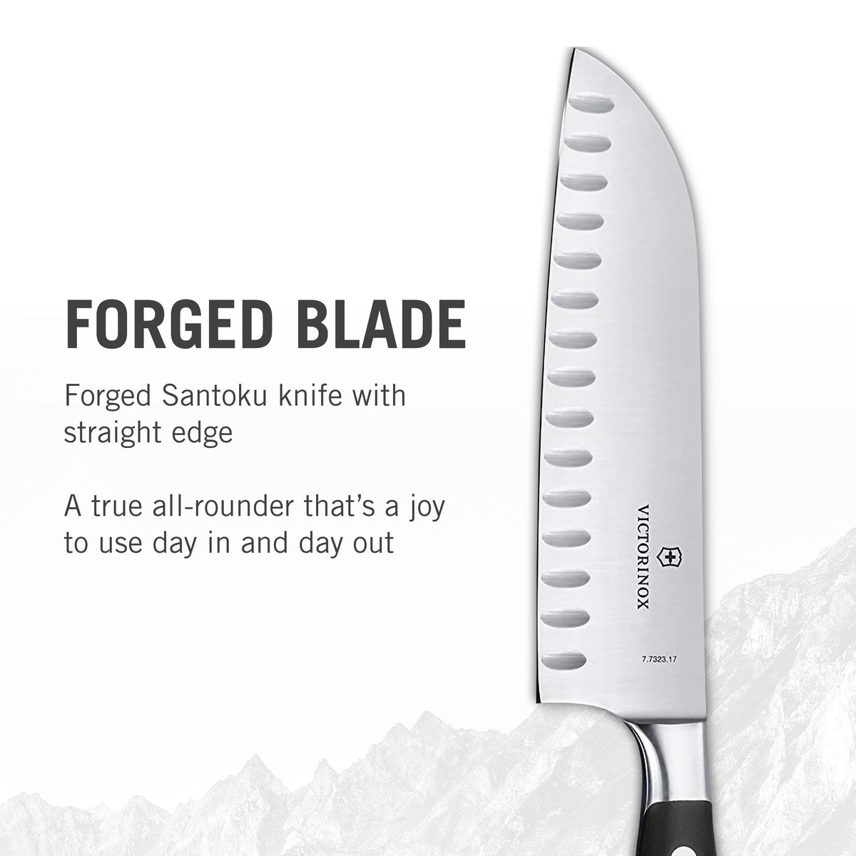 Victorinox Grand Maître Santoku Knife 17cm Forged Stainless Steel