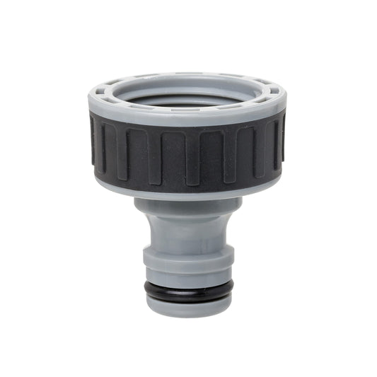 TATAY Garden Hose Female Tap Connector 3/4" Universal Grey-Black