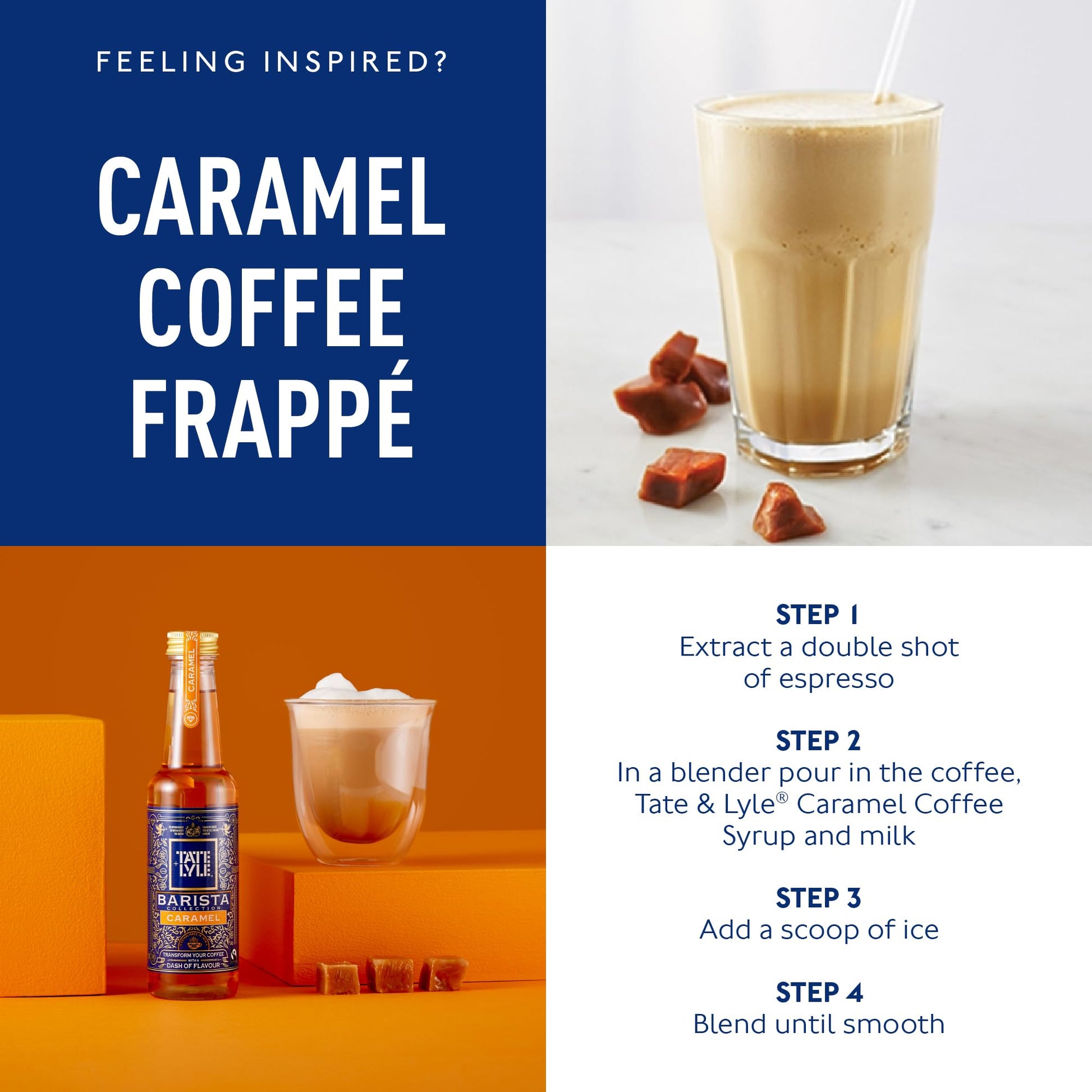 Tate & Lyle Caramel Syrup 750ml - Fairtrade, Vegan Friendly