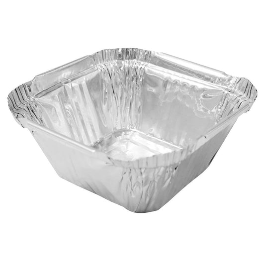 Fiesta Recyclable Foil Container 100ml Pack 200 - Aluminium