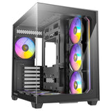 Antec C5 ARGB Mid Tower Tempered Glass PC Gaming Case Black