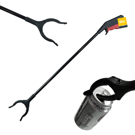 Black Plastic Long Reach Grabber, 67 cm - Lightweight, Easy-to-Operate, Ideal for Indoor & Outdoor Use, 1 Piece