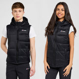 Berghaus Kid's 14-15yrs Burham Gilet with Hood, Water-Resistant Black Bodywarmer