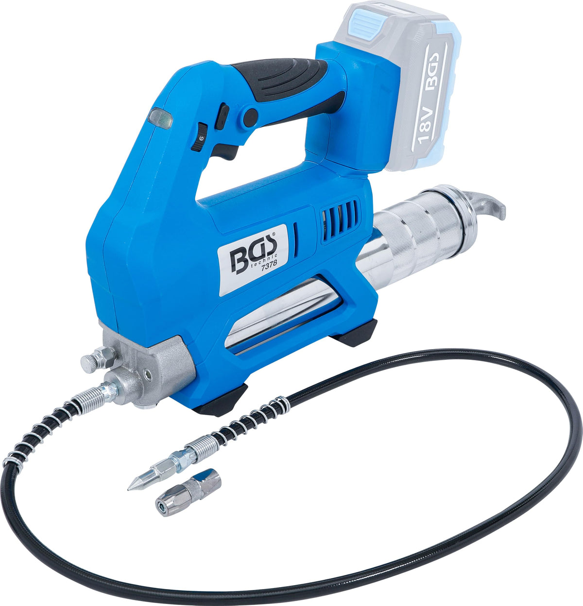 BGS 7378 Cordless Grease Gun 18V Without Rechargeable Battery