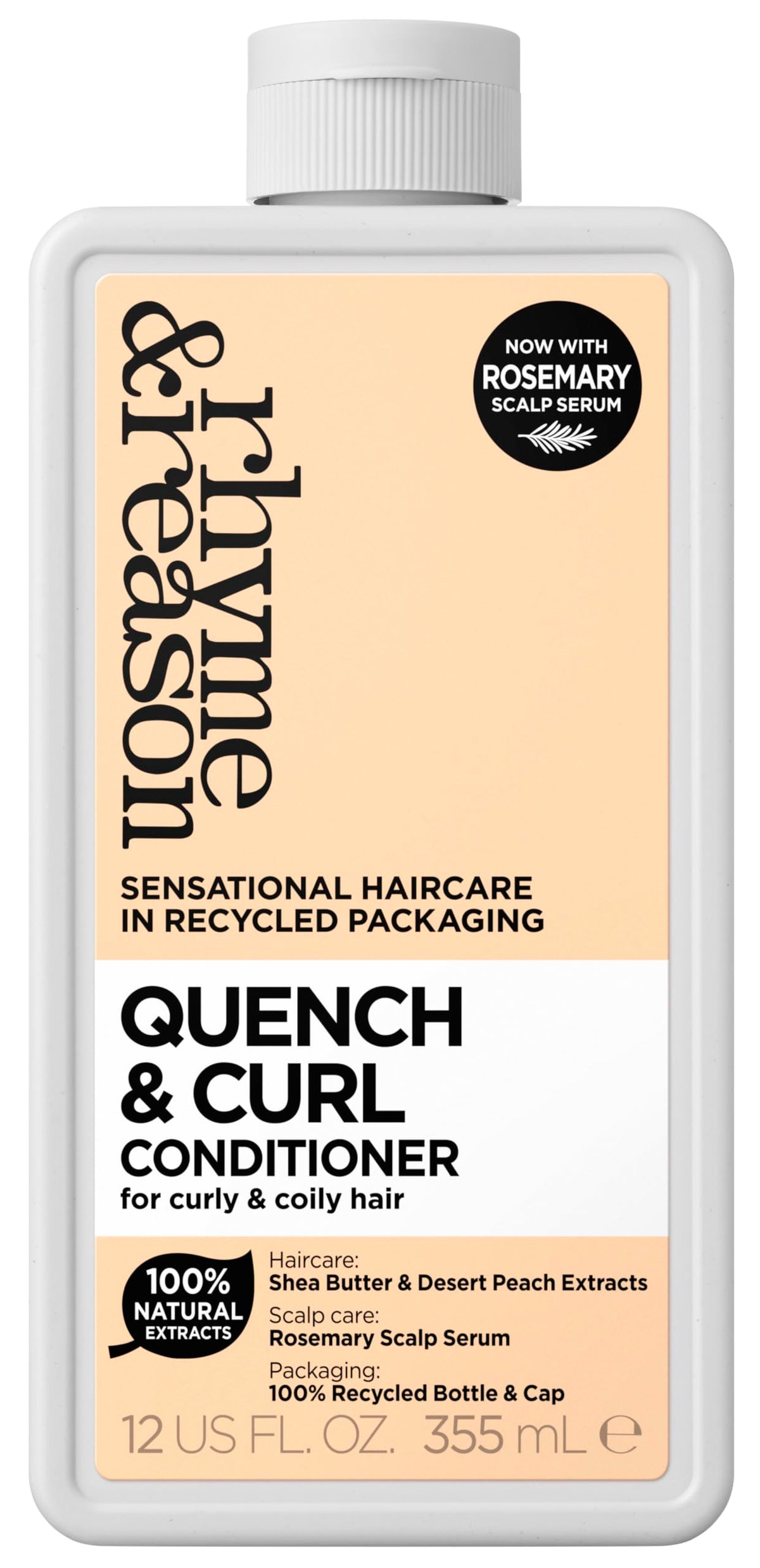 Rhyme & Reason Quench & Curl Conditioner+ 355ml for Curly Coily Hair