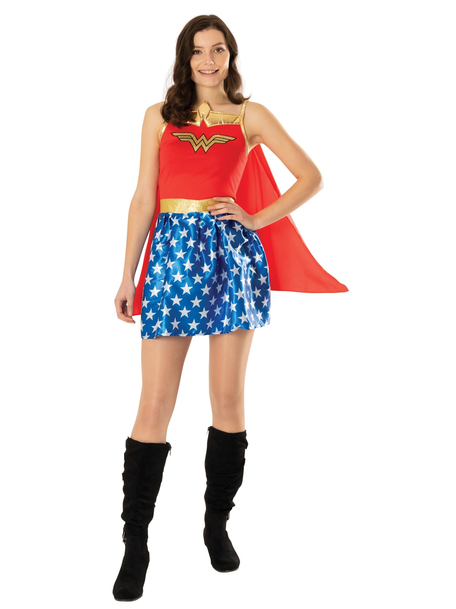 Rubies Official DC Justice League Wonder Woman Adult Costume Fancy Dress Size Small 8-10