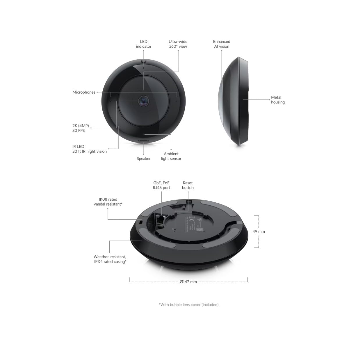Ubiquiti UVC-AI-360 Camera