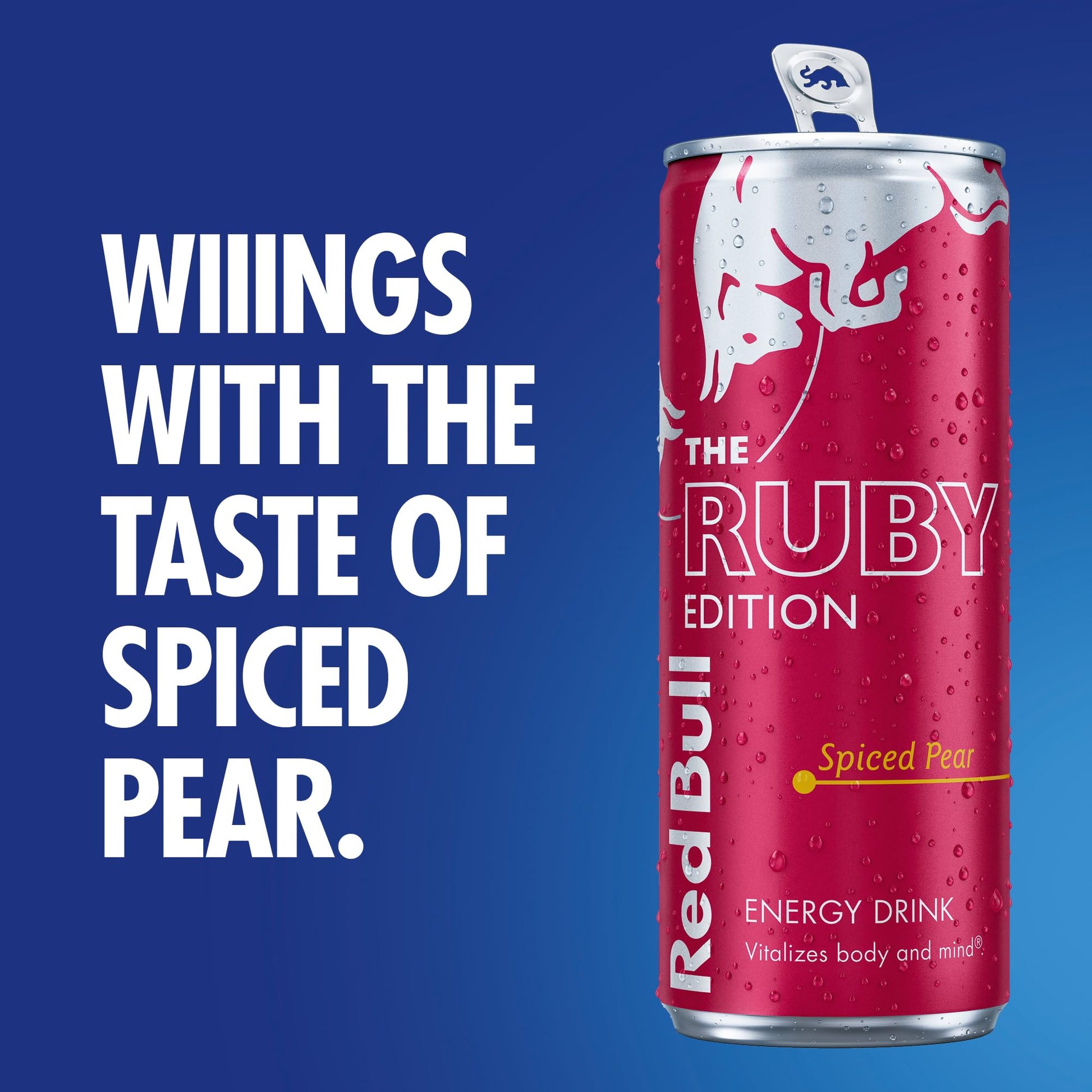 Red Bull Energy Drink Ruby Edition Spiced Pear 250ml x12 Pack