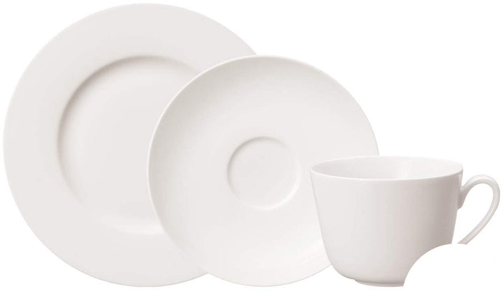 Villeroy & Boch Twist White Coffee Set 18 Piece Premium Porcelain Bundle