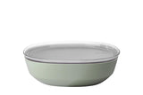 Mepal Silueta Serving Bowl with Lid 4000ml Salad Bowl - Nordic Sage