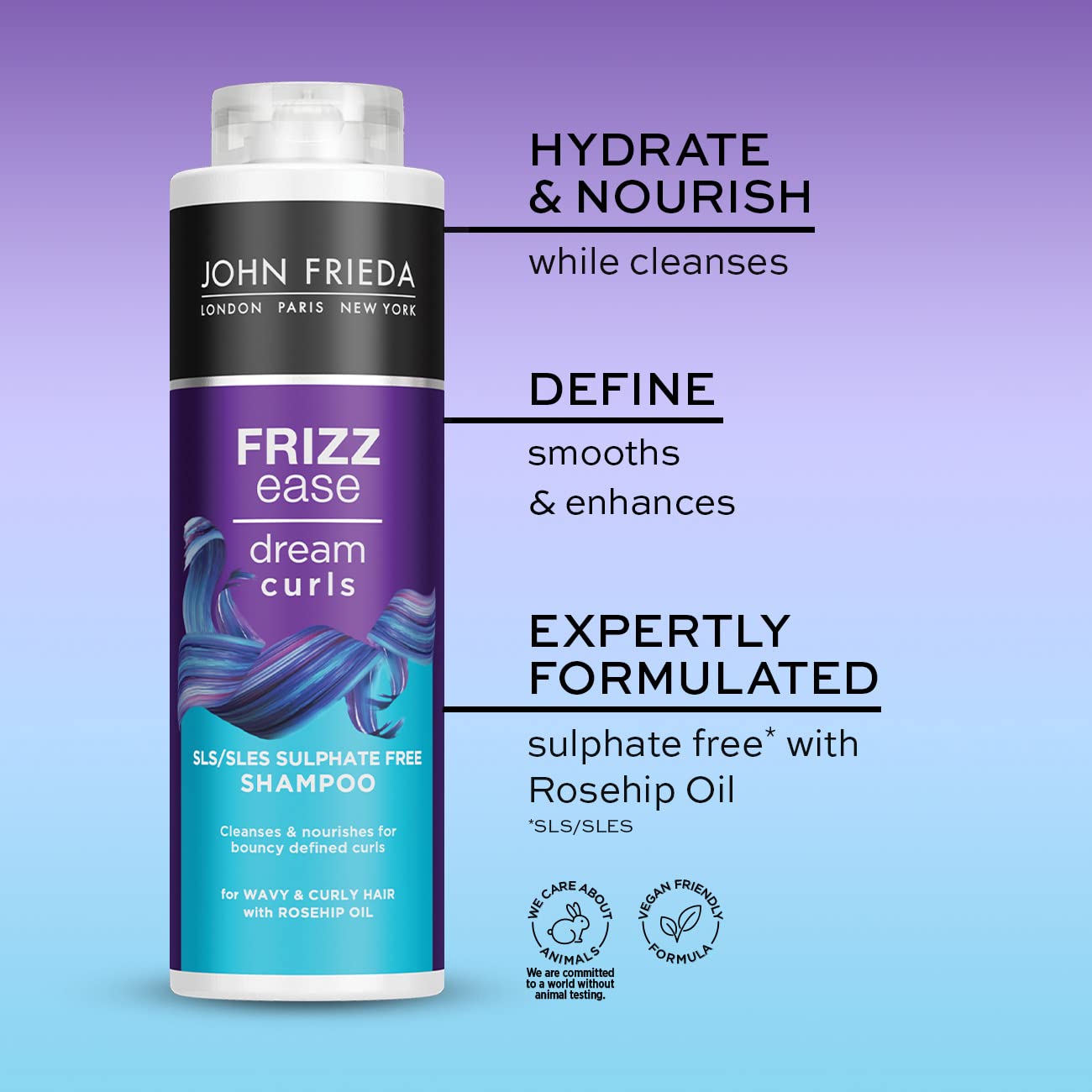 John Frieda Frizz Ease Dream Curls Shampoo & Conditioner Duo 2x500ml