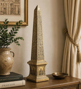 Design Toscano Golden Obelisk of Ancient Egypt Statue 67.5cm