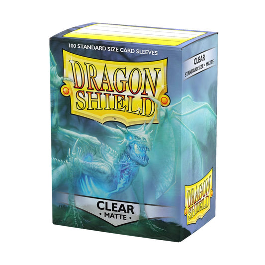 Dragon Shield 11001 Matte Standard Size Card Sleeves 100pk Clear