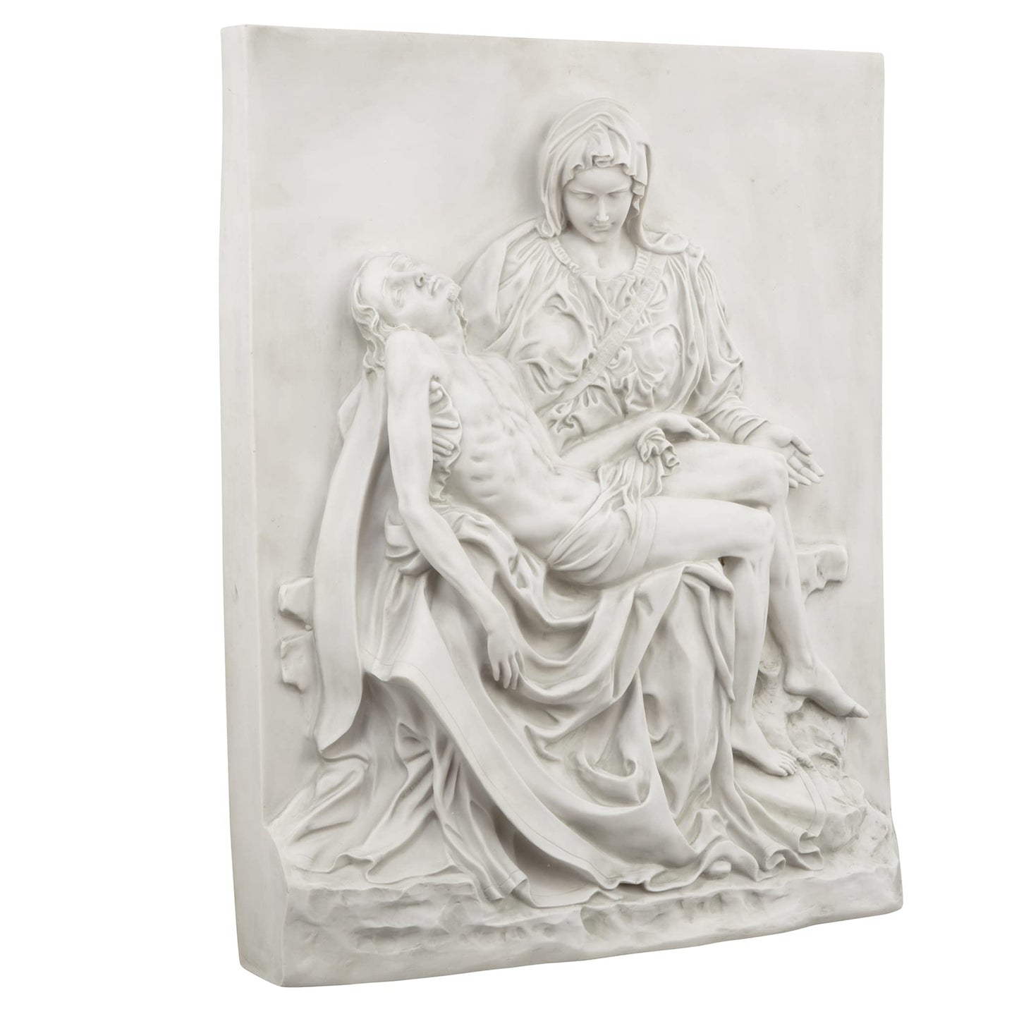 Design Toscano Pieta Sculptural Wall Frieze 26"H x 12"W Antique Stone