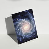 Wee Blue Coo Birthday Greeting Card Space Galaxy Universe Spiral