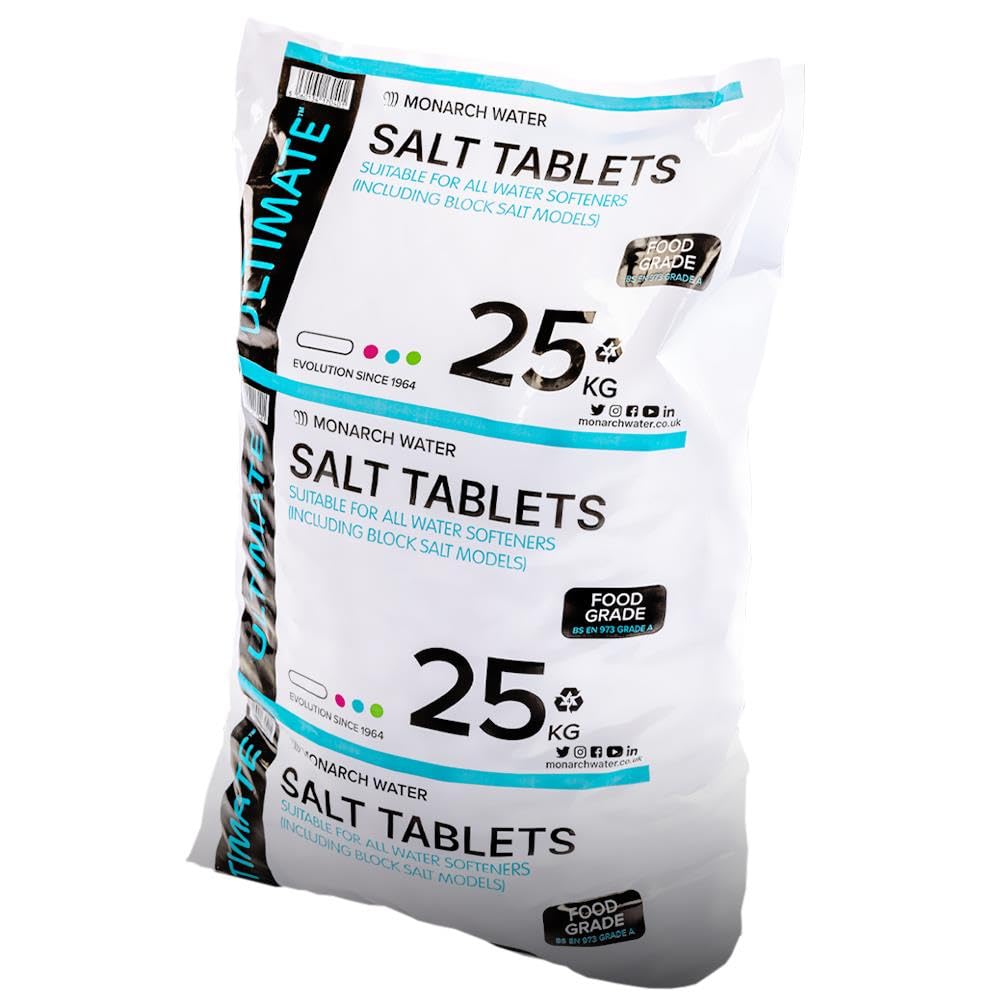 Monarch Ultimate Water Softener Salt Tablets 25kg Bag Premium Food Grade Salt