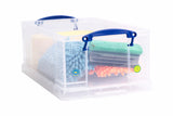 Really Useful Plastic Storage Box 12 Litre Clear with Handles