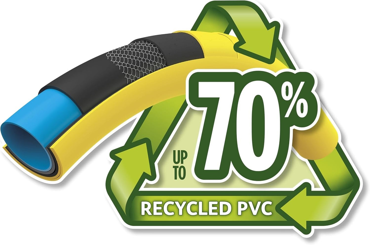 Hozelock Ultimate 12.5mm x 30m Recycled PVC Garden Hose