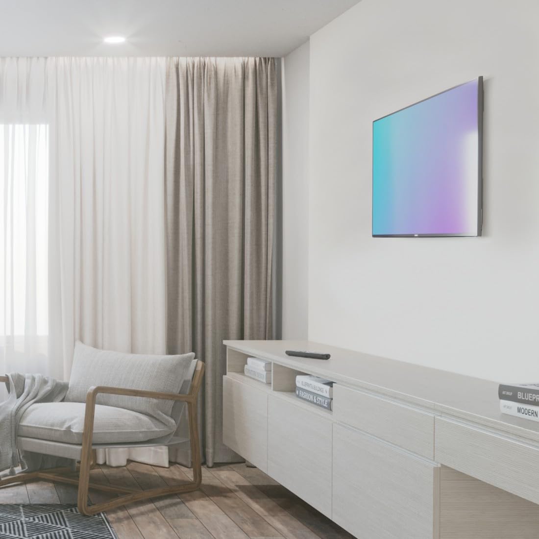 Hama Fixed TV Wall Mount Bracket 305 cm 100 kg Black - (37" to 120" TV's)