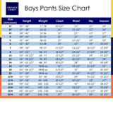 French Toast Boys' Pull-On Relaxed Fit Stretch Twill Trousers Navy