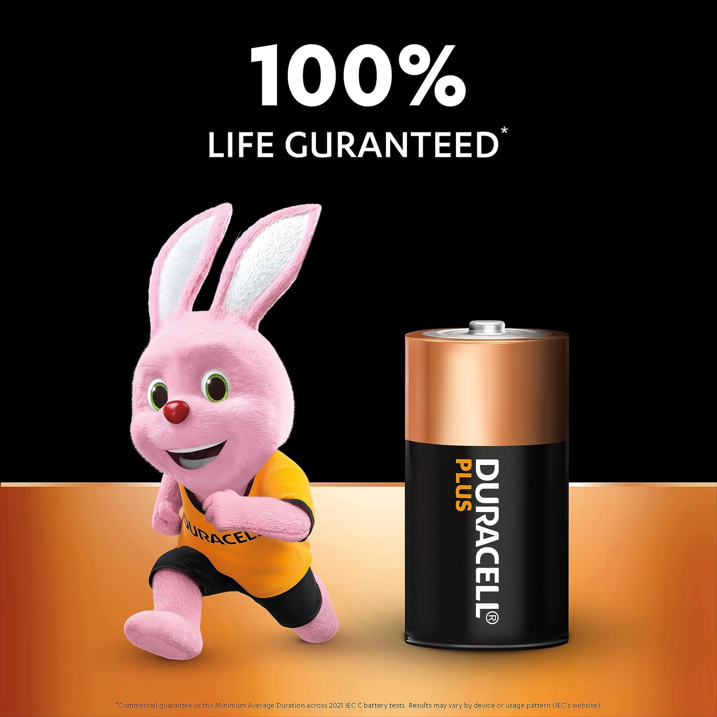 Duracell Plus C Batteries 4 Pack - Alkaline 1.5V - MN1400