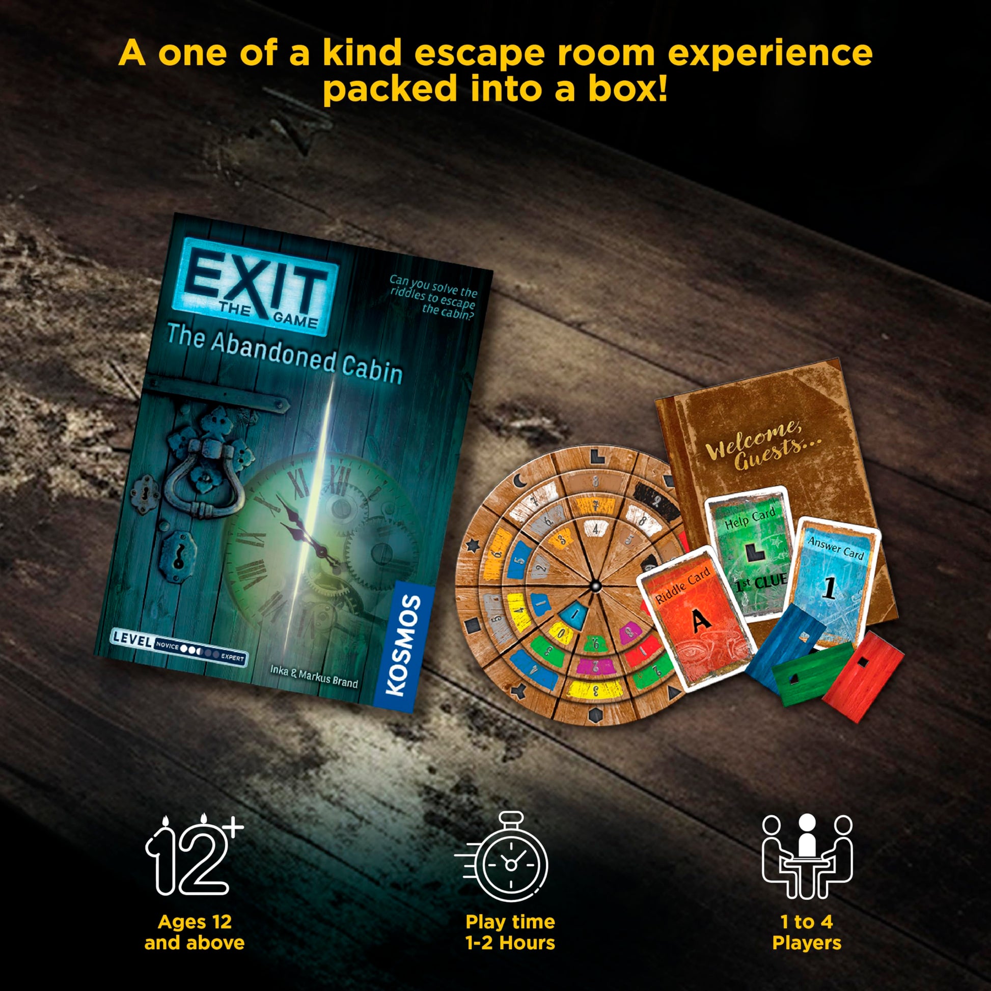 Thames & Kosmos EXIT: The Abandoned Cabin Escape Room Board Game
